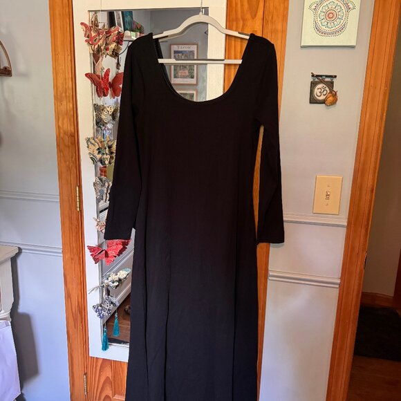 Fit & Flare Ribbed Maxi Dress - Picture 3 of 4